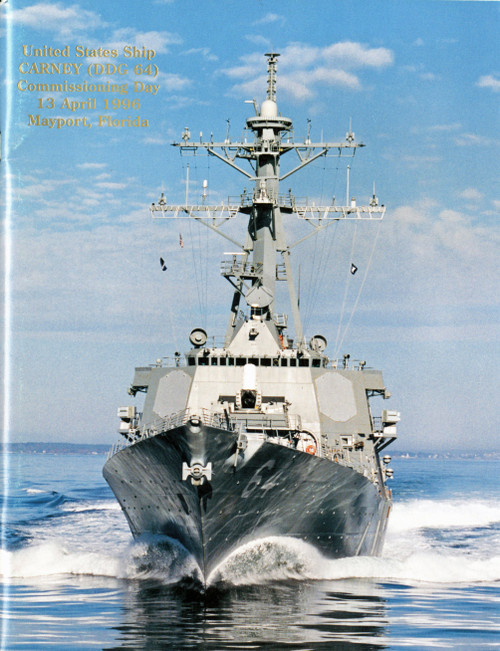 USS Carney DDG 64 Commissioning Program 1996 Digital Download