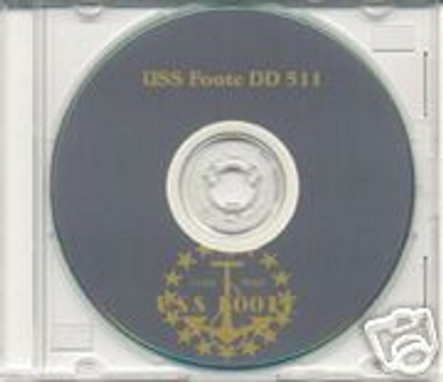USS Foote DD 511 CRUISE BOOK WWII CD US Navy