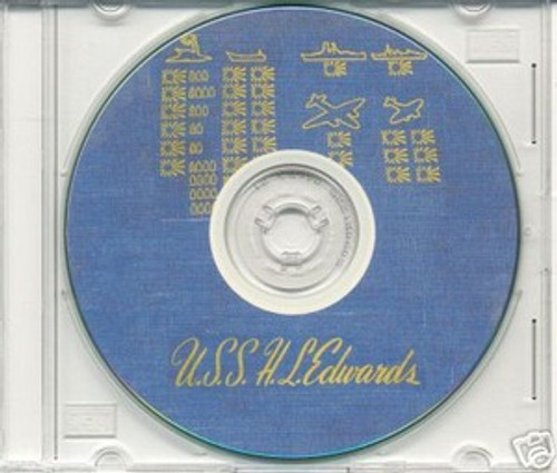 USS H L Edwards DD 663 CRUISE BOOK WWII CD US Navy