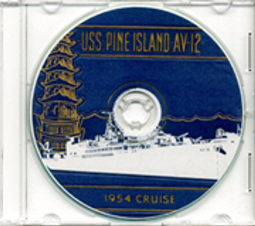 USS Pine Island AV 12 1954 Cruise Book CD