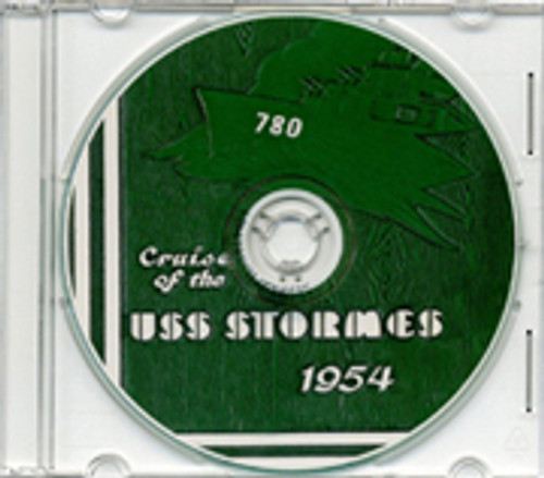 USS Stormes DD 780 1954 Navy Cruise Book Log CD
