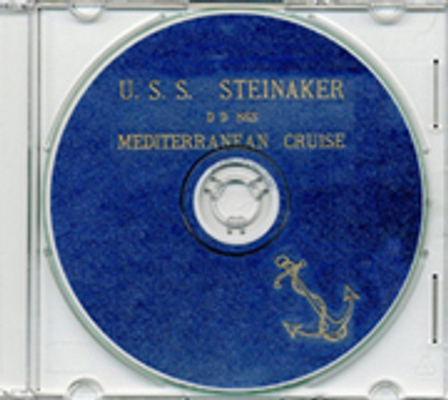 USS Steinaker DD 863 1952 Med Cruise Book CD