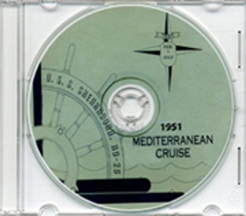 USS Shenandoah AD 26 1951 Med Cruise Book CD