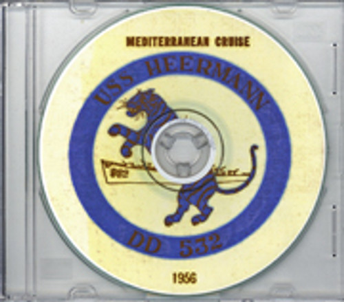 USS Heermann DD 532 1956 Med Cruise Book CD