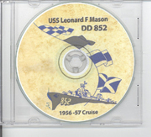 USS Leonard F Mason DD 852 1956 - 1957 Cruise Book CD