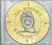 USS McDermut DD 677 1957 Cruise Book CD
