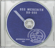 USS Meredith DD 890 1958 Med Cruise Book CD