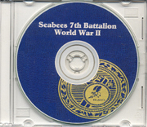 Seabees 7th Naval Construction Battalion Log WWII CD 