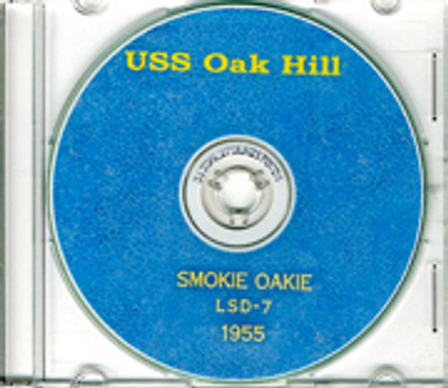 USS Oak Hill LSD 7 1955 Far East CRUISE BOOK CD