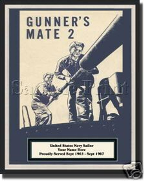 GUNNER'S MATE 2 RATE Personalized