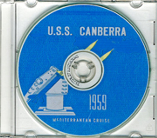 USS Canberra CAG 2 1959 Med Cruise Book CD