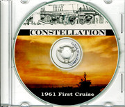 USS Constellation CVA 64 1961 First Cruise Book CD