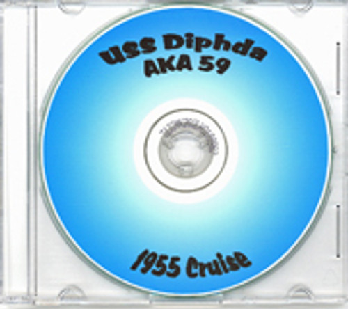 USS Diphda AKA 59 1955 CRUISE BOOK CD US Navy