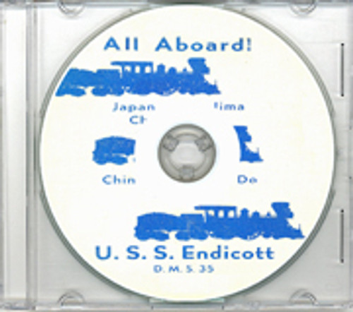 USS Endicott DMS 35 1953 Korea Cruise Book CD