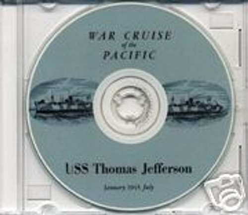 USS Thomas Jefferson APA 30 CRUISE BOOK War Log WWII CD