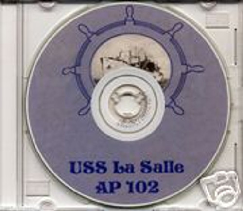 USS La Salle AP 102 CRUISE BOOK WWII CD US Navy