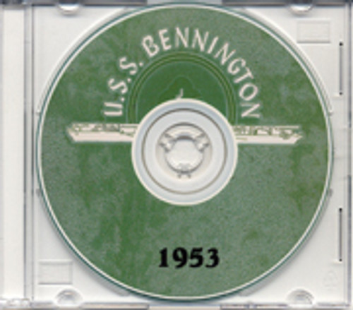 USS Bennington CVA 20 CRUISE BOOK Log 1953 CD