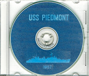 USS Piedmont AD 17 1957 Far East Cruise Book CD