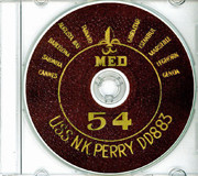 USS Newman K Perry DD 883 1954 Cruise Book CD