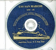 USS San Marcos LSD 25 1952 Med Cruise Book CD