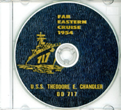 USS Theodore E Chandler DD 717 1954 Cruise Book CD