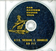 USS Theodore E Chandler DD 717 1954 Cruise Book CD