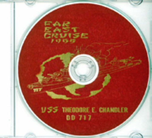 USS Theodore E Chandler DD 717 1955 Cruise Book CD