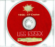 USS Essex CVA 9 1956 - 1957 Westpac Cruise Book CD