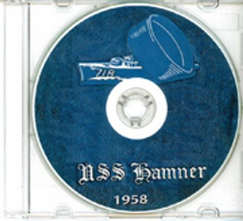 USS Hamner DD 718 CRUISE BOOK Log 1957 -  1958 CD
