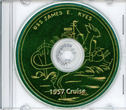 USS James E Kyes DD 787 1957 CRUISE BOOK Log Crew Photos