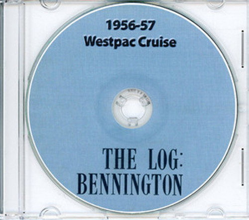 USS Bennington CVA 20 Westpac CRUISE BOOK Log 1956 - 1957 CD