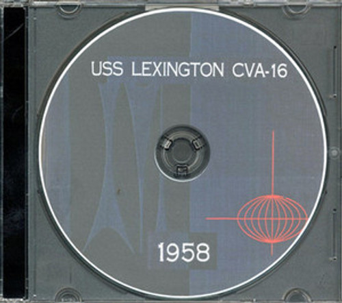 USS Lexington CVA 16 1958 Westpac Cruise Book CD