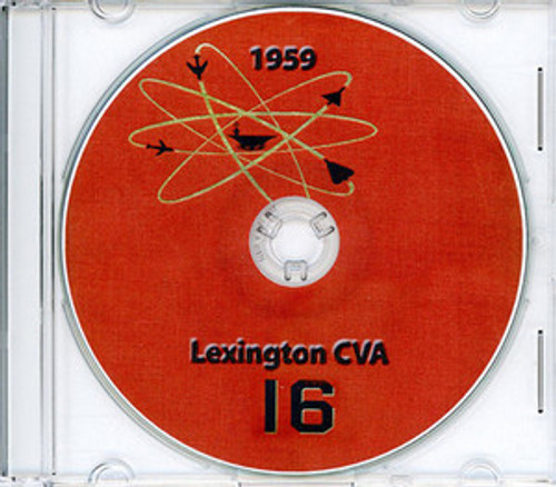 USS Lexington CVA 16 1959 Westpac Cruise Book CD