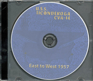 USS Ticonderoga CVA 14 South American CRUISE BOOK 1957 CD USN
