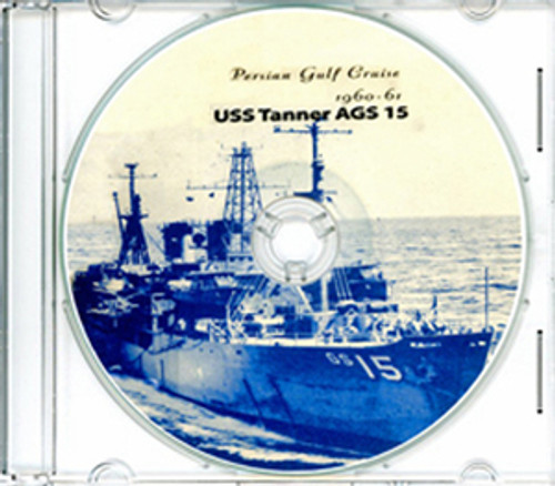 USS Tanner AGS 15 Med Persian Gulf  CRUISE BOOK Log 1960 - 1961 CD