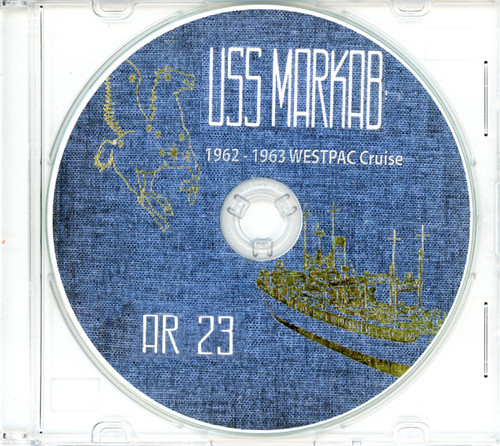 USS Markab AR 23 1962 - 1963 Cruise Book CD