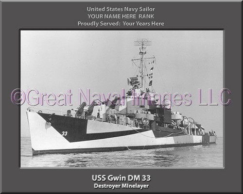 USS Gwin DM 33 Photo