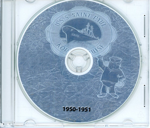 USS Saint Paul CA 73 1950 - 1951 Cruise Book CD