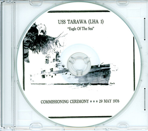 USS Tarawa LHA 1 Commissioning Program on CD 1976 Plank Owner