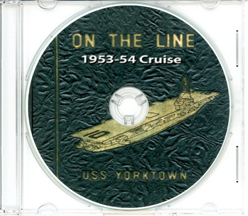 USS Yorktown CV 10 1953-1954 Cruise Book CD