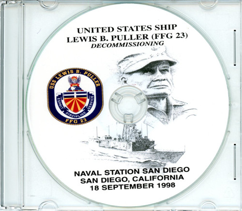 USS Lewis B Puller FFG 23  Decommissioning Program on CD 1998