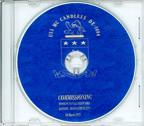 USS Mccandless DE 1084  Commissioning Program on CD 1972