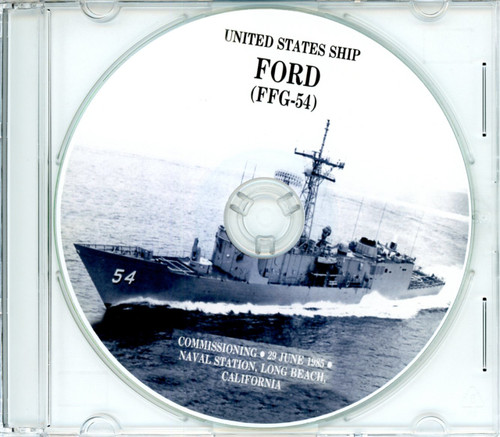 USS Ford FFG 54 Commissioning Program on CD 1985