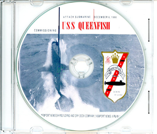 USS Queenfish SSN 651 Commissioning Program on CD 1966