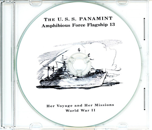 USS Panamint AGC 13 WWII Cruise Book CD