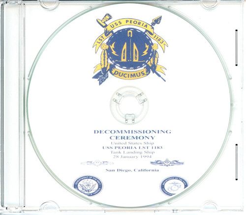 USS Peoria LST 1183 Decommissioning Program on CD 1994