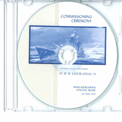 USS Luce DLG 7 Commissioning Program on CD 1971