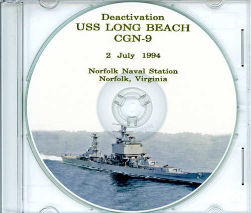 USS Long Beach CGN 9 Deactivation Program on CD 1994