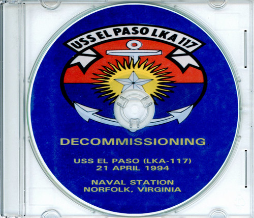 USS El Paso LKA 117 Decommissioning Program on CD 1994