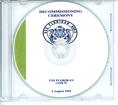 USS Florikan ASR 9 Decommissioning Program on CD 1991